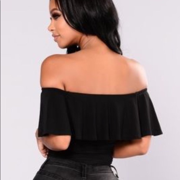 Melissa Sheer Sides Bodysuit - Black - Picture 3 of 3